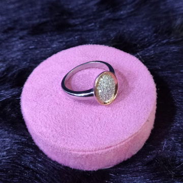 92.5 Sterling Silver Amaretto Ring For Women