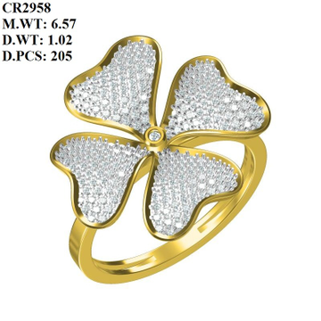 916 Gold Flower Design ring For Women MK-R01 by 