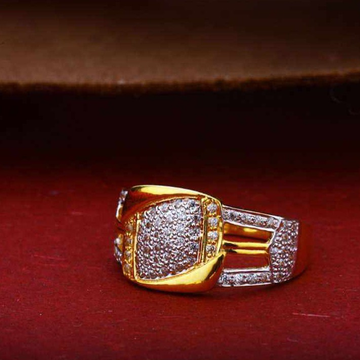22k(916) Fancy Diamond Gents Ring by Sneh Ornaments