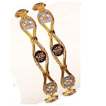 22K/916 Gold Antique Variya Kadli by Ruchit Jewellers