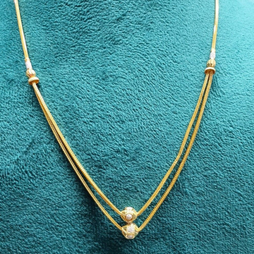 916 gold Sparkling dokiya by Suvidhi Ornaments