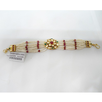 22KT Gold Antique Kundan Bracelet For Women RHJ-56...