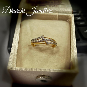22K Gold Diamond Ring by 