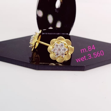 22 carat gold ladies earrings RH-LE806