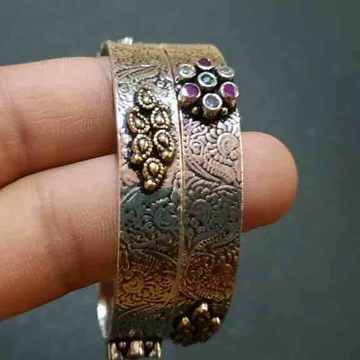 925 sterling silver antique bangles by Veer Jewels