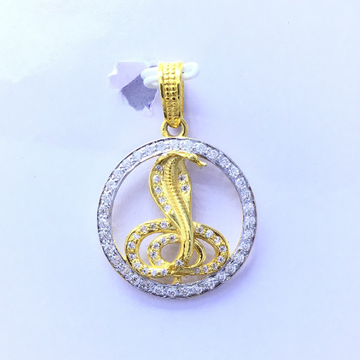 designed snake gold pendant by 