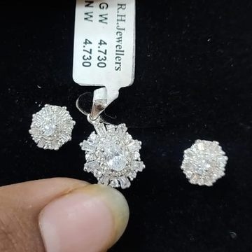 92.5 silver classical ladies pendants set RH-PS213