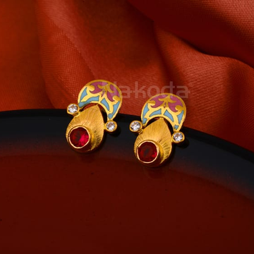 916 Gold CZ Ladies Fancy Antique Earring LAE22