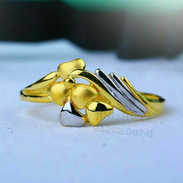 22kt Plain Casting Gold ladies Ring LRG -0705
