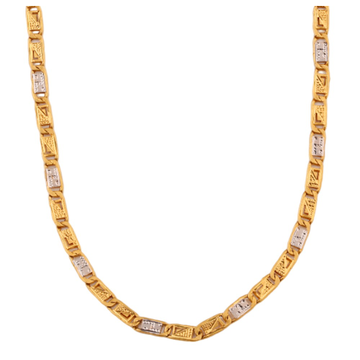 22kt simple gold chain