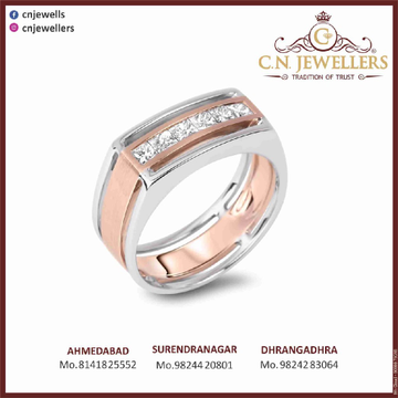 GENTS RING ROSEGOLD 18CT by 