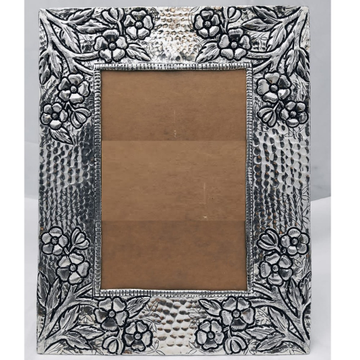 Pure Silver Photo Frame In Antique Nakashii work P... by 