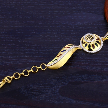 916 Gold Hallmark Cz Bracelet LB199