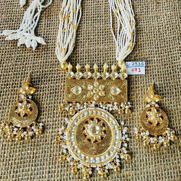 22k gold Royale Design bridal Necklace Set by Panna Jewellers