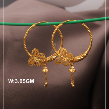 916 Gold Grand Ladies Earring by 