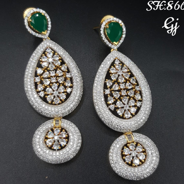 Beautiful diamond earrings#554