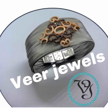 925 sterling silver cuff kada by Veer Jewels