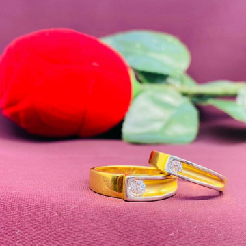 916 Gold couple ring by 