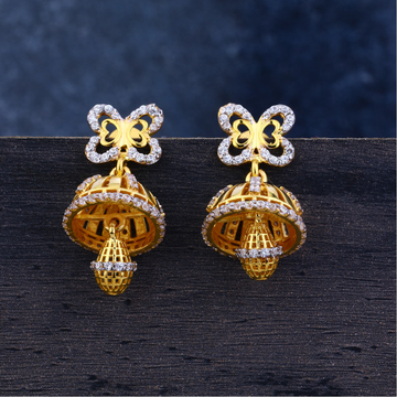 Ladies 916 Gold Jummar Casting Earrings-LJE106