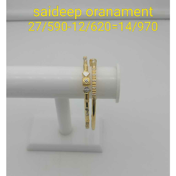 916 Gold copper kadali by Saideep Jewels