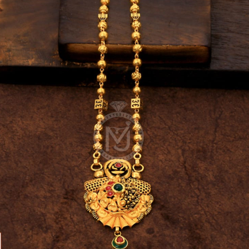 22K(916)Gold Ladies Antique Chain Pendent by Sneh Ornaments