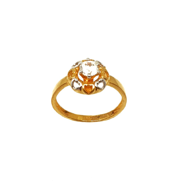 22K Gold Solitaire Diamond Ring MGA - LRG0058