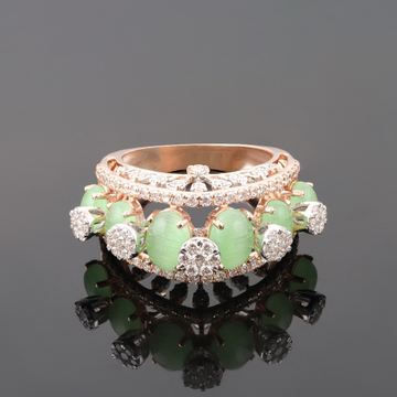 18kt designer diamond uniqne colour stonerings by 
