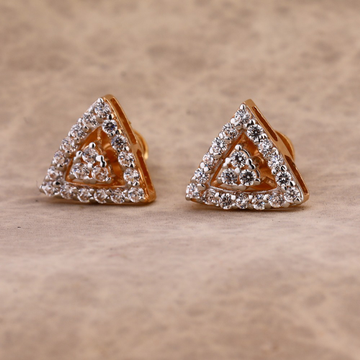 750 Rose Gold Ladies Earring RE206