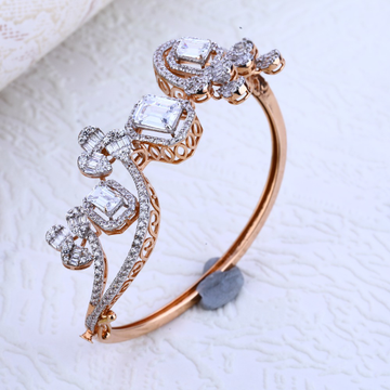 18KT Rose Gold  Delicate CZ Ladies Bracelet RLKB18...