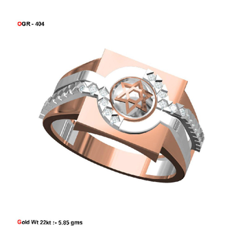 Rose Gold Gents Rings by 