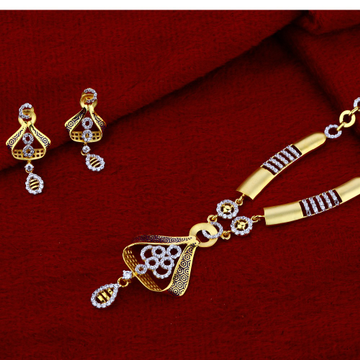 916 Gold Hallmark Stylish Chain Necklace CN39