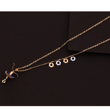 18KT Rose Gold stylish Ladies Tanmaniya Necklace...