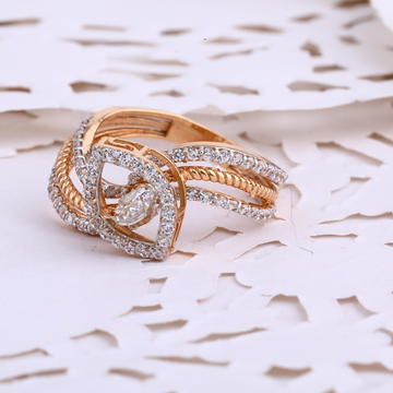 18KT  Rose Gold Hallmark Classic Women's Ring RLR6...