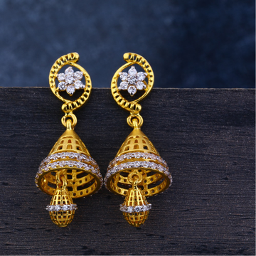 Ladies 22K Gold Jummar Traditional Earrings -LJE12...