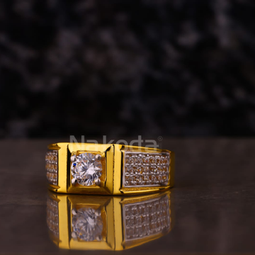 916 Gold Men's Solitaire Delicate Ring MSR136