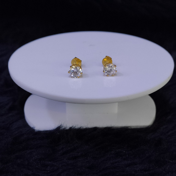 22KT/916 Yellow Gold Sumedha Diamond Earrings For...