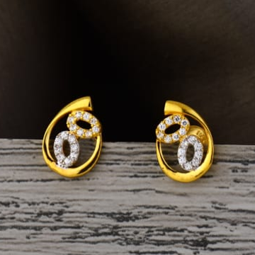 22KT Gold CZ Gorgeous Ladies Tops Earring LTE374
