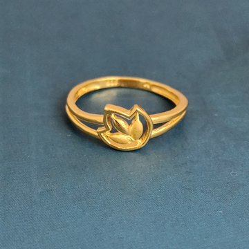 22k gold exclusive plain ladies ring by 