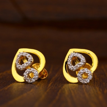 22 carat gold ladies earrings RH-LE358