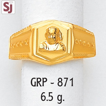 saibaba Gents Ring Plain  GRP-871