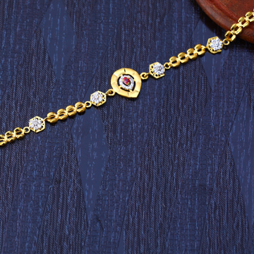 916 gold ladies fancy bracelet lb244