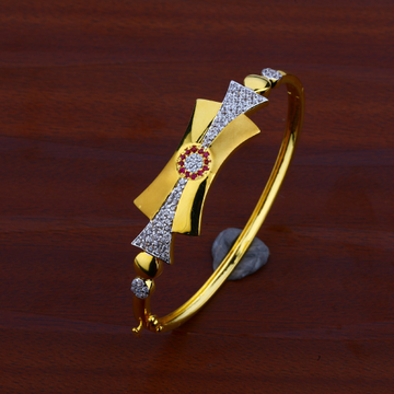 Ladies 18K Gold Kada-LKB42