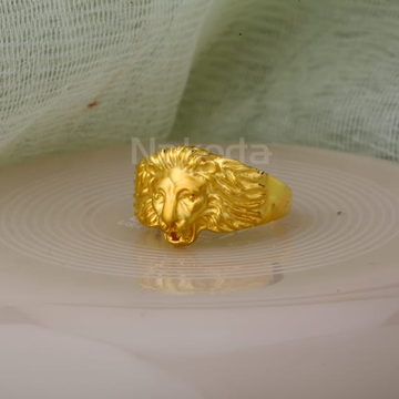 916 Gold CZ Hallmark Gorgeous Mens Plain Ring MPR3...