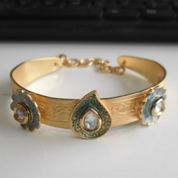 925 sterling silver  gold plated  antique bracelet... by 