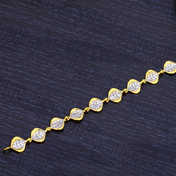 Ladies Gold 916 Bracelet-LB157