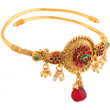 GOLD MINA DESIGN BAJUBAND by Ghunghru Jewellers