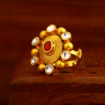 22CT Gold Antique Designer Ladies Ring LAR186