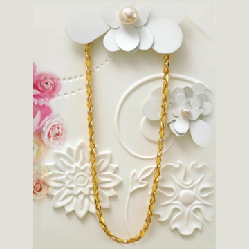 22kt gold delicate ladies chain by 