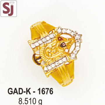 Tirupati Balaji Gents Ring Diamond GAD-K-1676