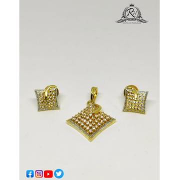 22 carat gold fancy pendant set RH-PS640